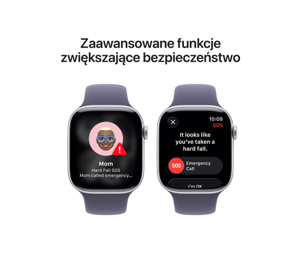 Apple Watch 11 42/Srebrne Aluminum/Fioletowy Pasek M/L GPS - 1362402 - zdjęcie 7